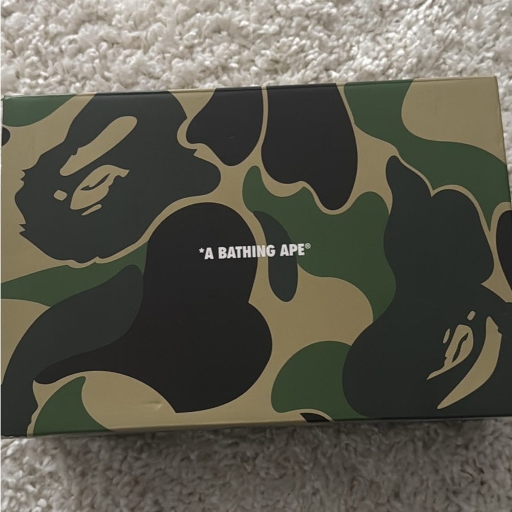 A Bathing Ape Men's Camouflage Sneakers